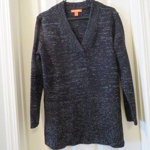 Joe Fresh Sweater | Size Medium | Black with Silver Tread